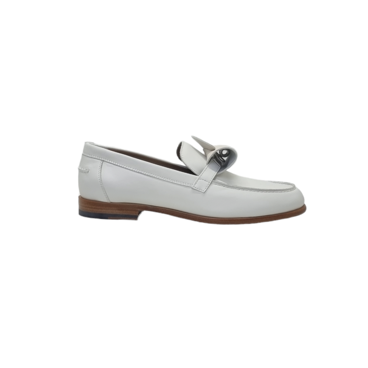 Hermes Destin Loafer Calfskin Shw (Blanc/White)
