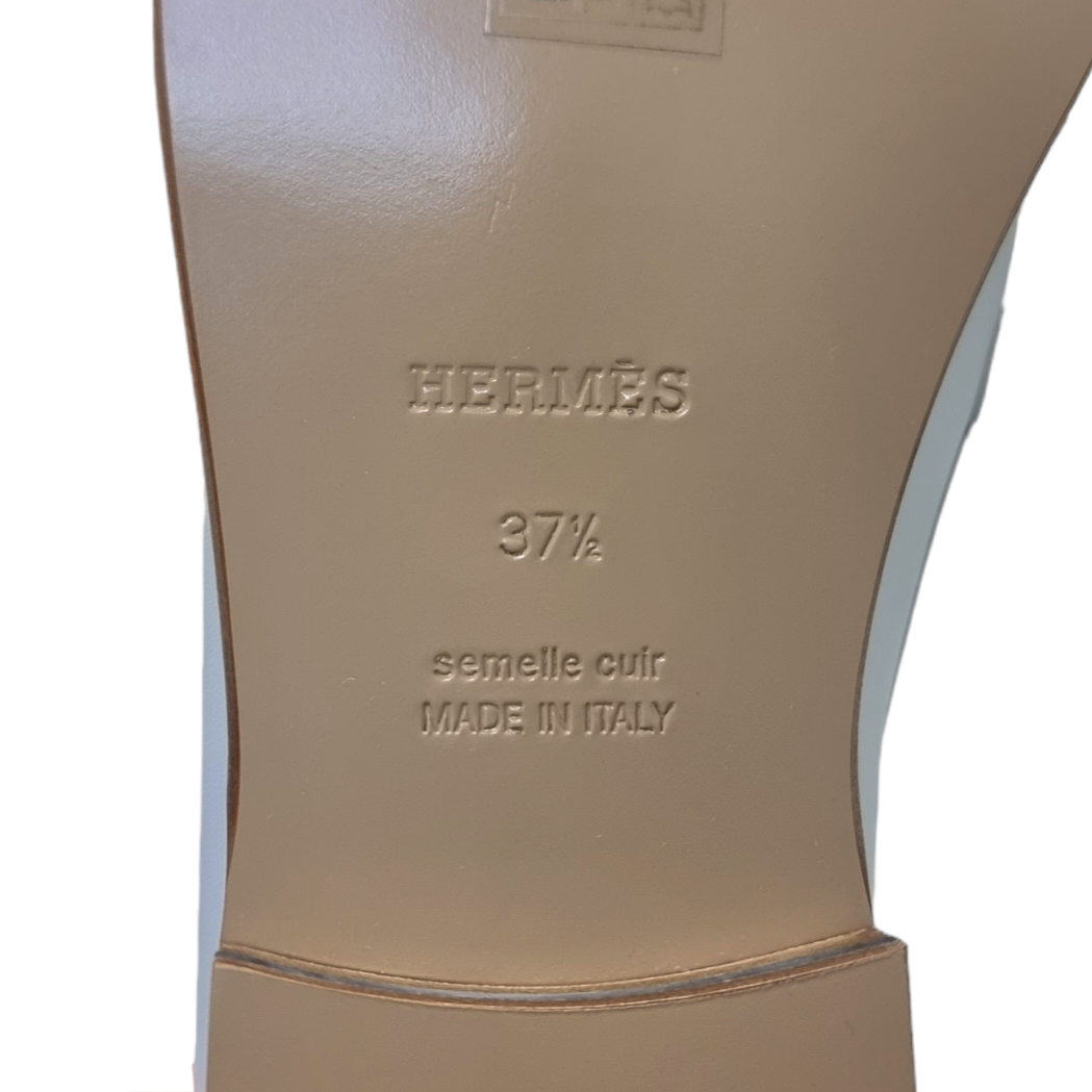 Hermes Destin Loafer Calfskin Shw (Blanc/White)
