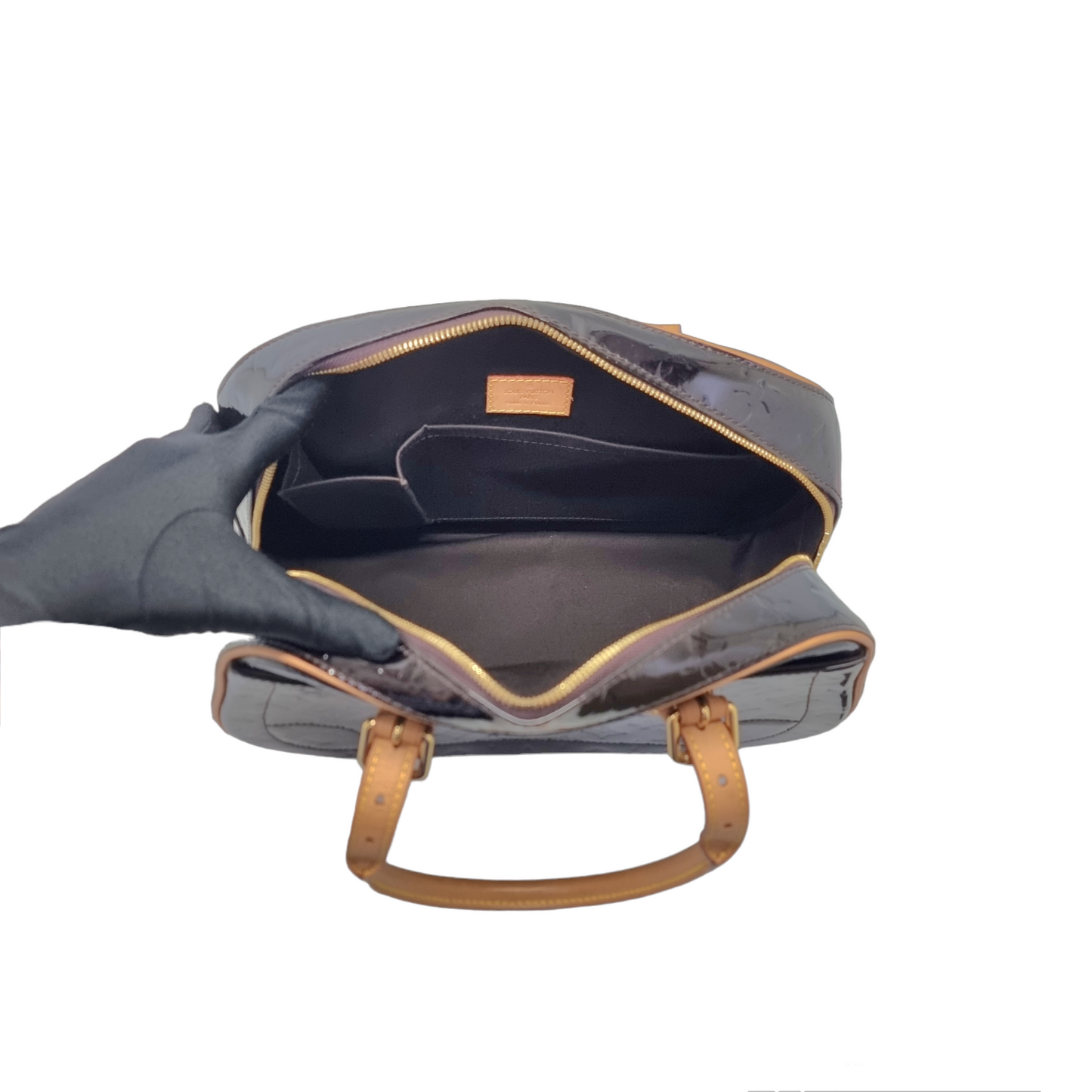 Louis Vuitton Summit Drive Amarante Monogram Vernis Shoulder Bag Ghw