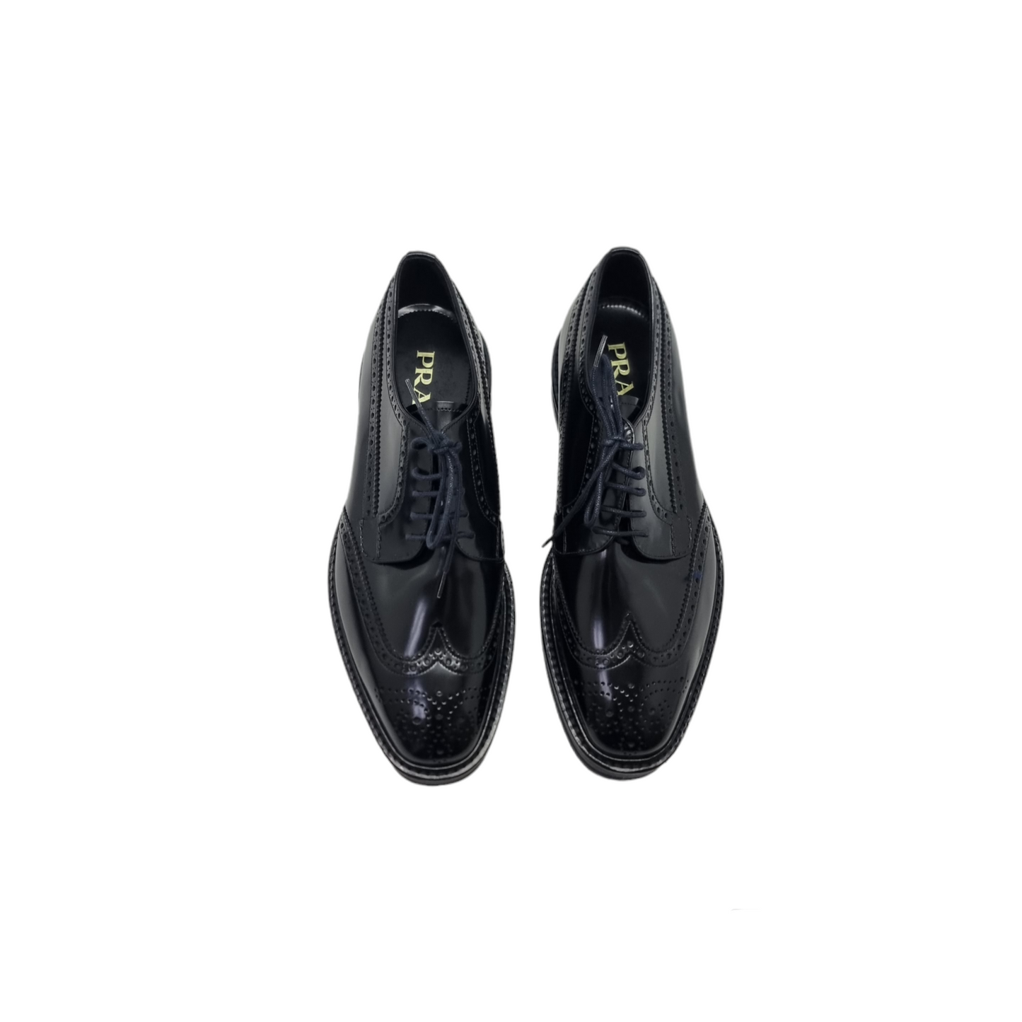 Prada Levitate Brushed Leather Derby (Black)