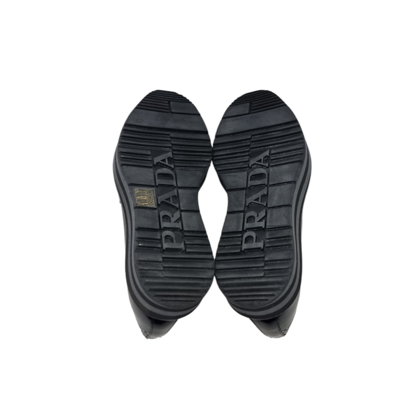 Prada Levitate Brushed Leather Derby (Black)