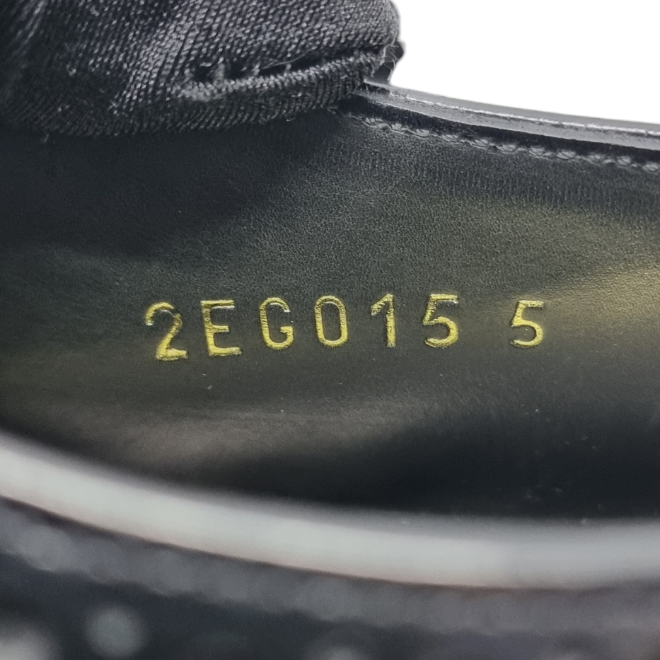 Prada Levitate Brushed Leather Derby (Black)