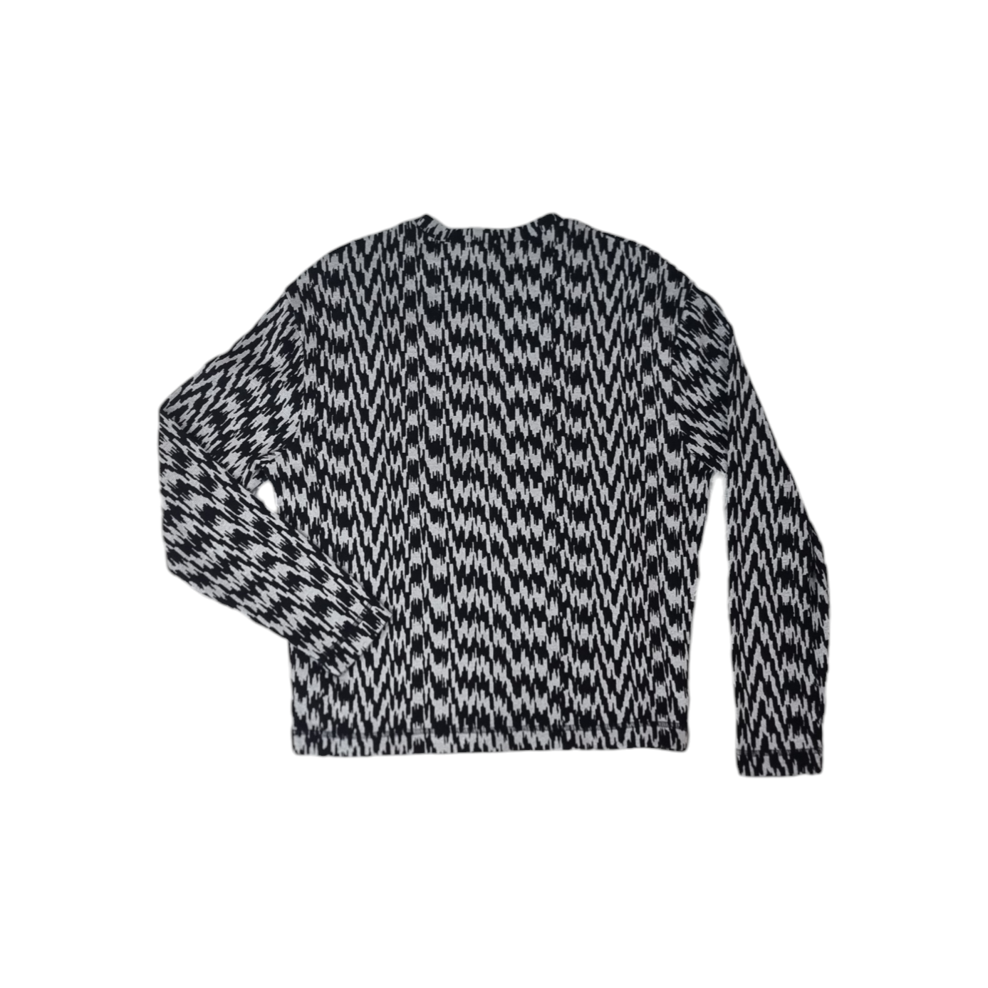 Kenzo Abstract Pattern L/S Jumper (Black/White)
