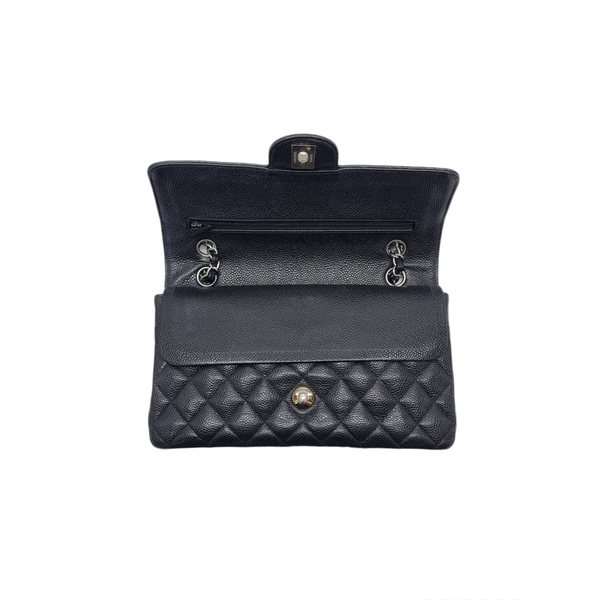 Chanel Classic Medium Double Flap Shw (Black)