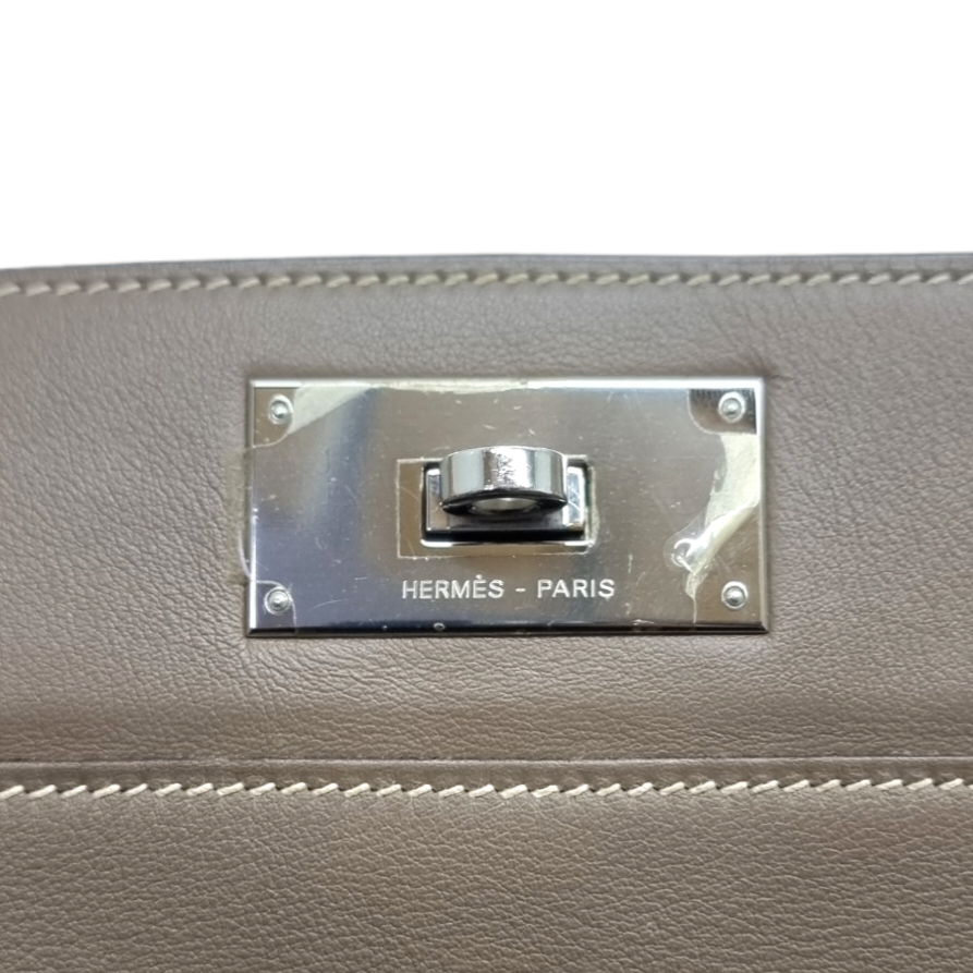 Hermes Toolbox 26 Swift Verso Craie Soufre Etoupe Phw