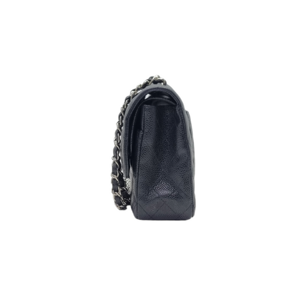 Chanel Classic Medium Double Flap Shw (Black)