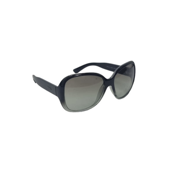 Prada SPR27M Gradient Frame Sunglasses (Black/Grey)
