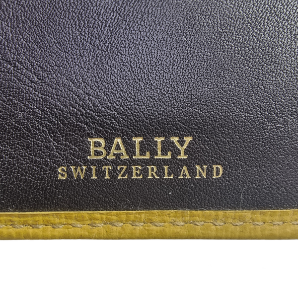 Bally Trifold Leather Long Wallet Ghw (Yellow Mustard)