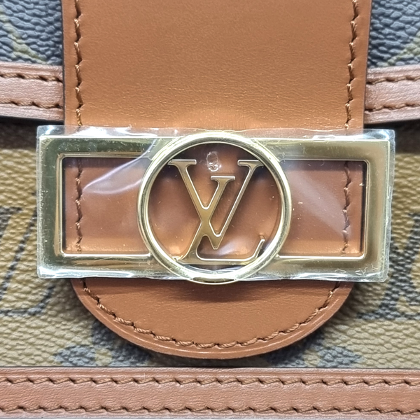 Louis Vuitton Dauphine Wallet On Chain Monogram Reverse Ghw