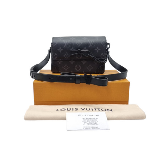 Louis Vuitton Steamer Wearable Wallet Monogram Eclipse Black Hw