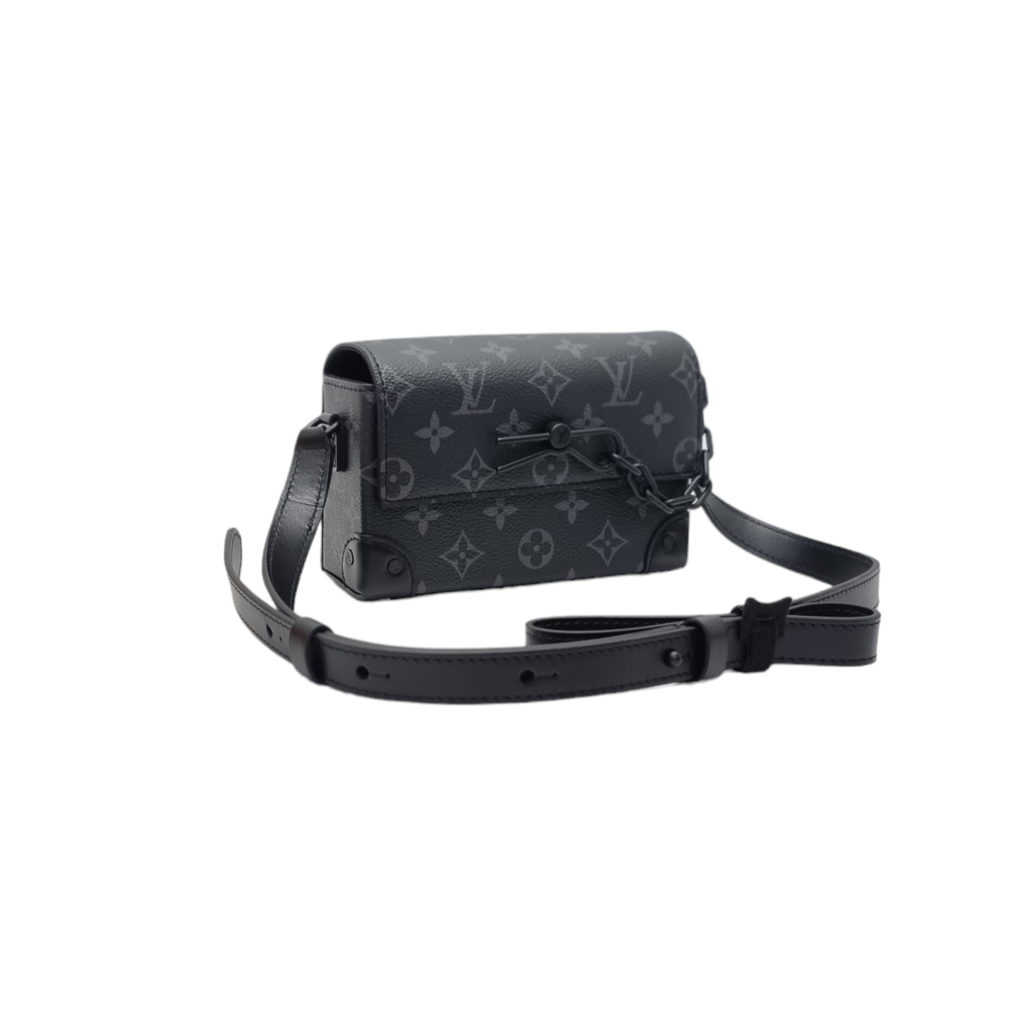 Louis Vuitton Steamer Wearable Wallet Monogram Eclipse Black Hw