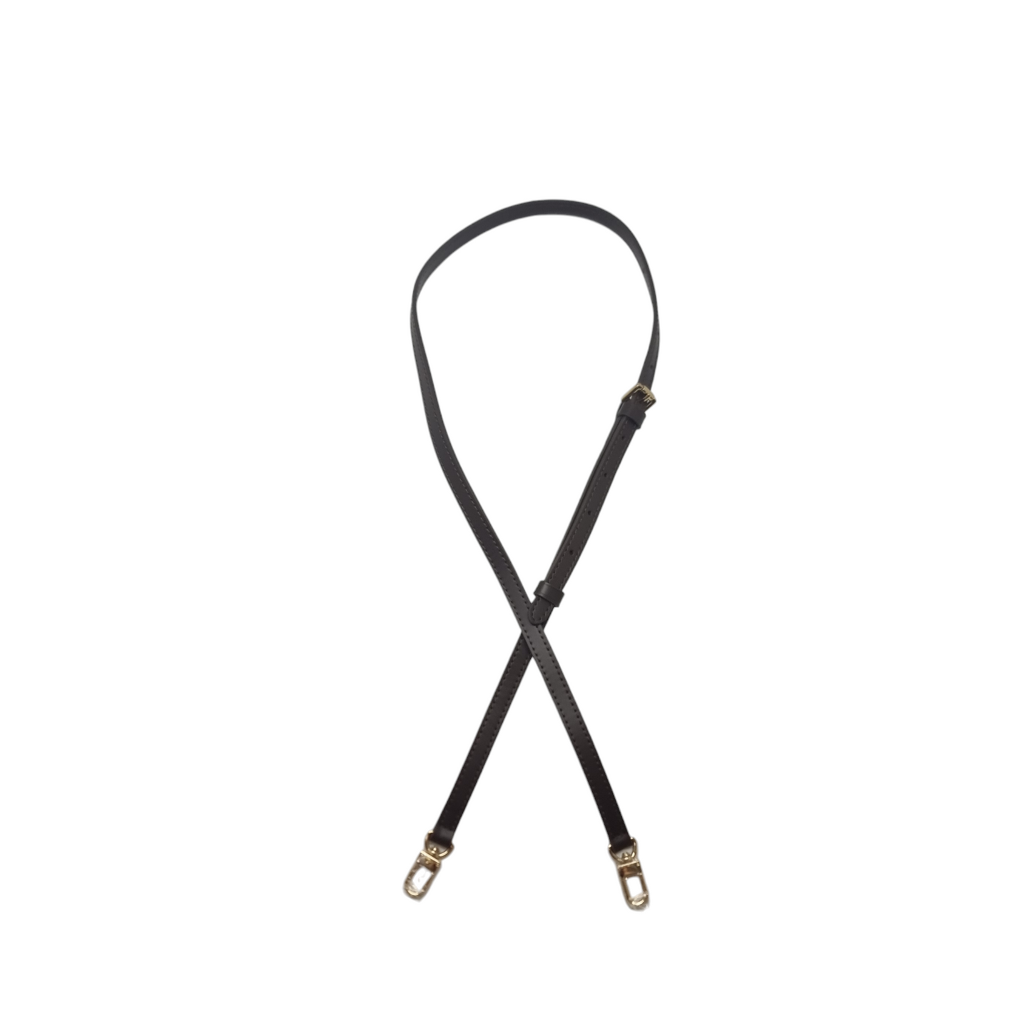 VLB Bag Strap Leather Adjustable Coffee Shw