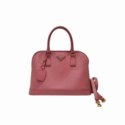 Prada BN2558 Saffiano Lux Tote Bag Ghw (Pink)