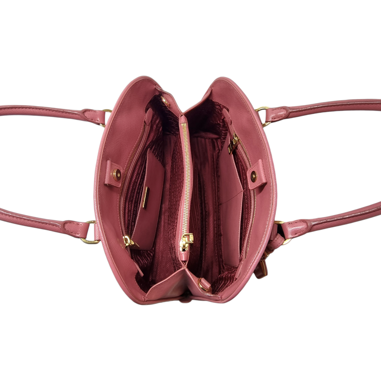 Prada BN2558 Saffiano Lux Tote Bag Ghw (Pink)