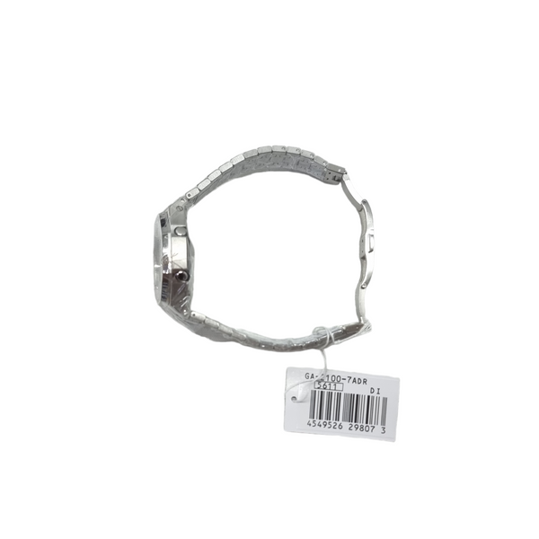 G-Shock Watch Casio Stainless Steel Casing (Silver/White)