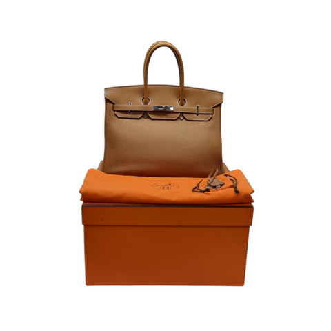 Hermes Birkin 35 Togo Leather Ghw (Gold)