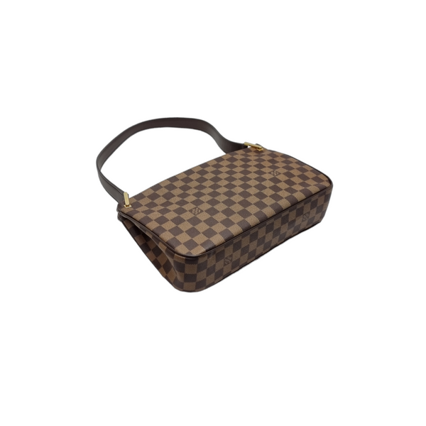 Louis Vuitton Aubagne Shoulder Bag Damier Ebene Ghw