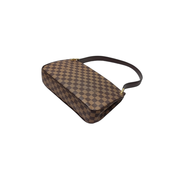 Louis Vuitton Aubagne Shoulder Bag Damier Ebene Ghw