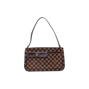 Louis Vuitton Aubagne Shoulder Bag Damier Ebene Ghw