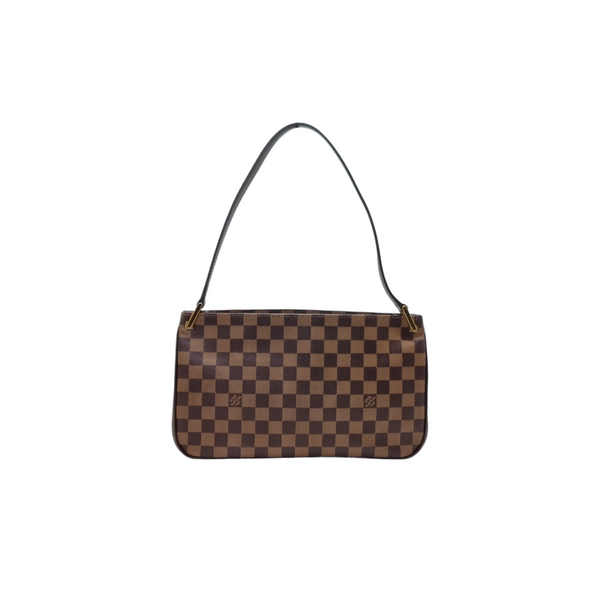 Louis Vuitton Aubagne Shoulder Bag Damier Ebene Ghw