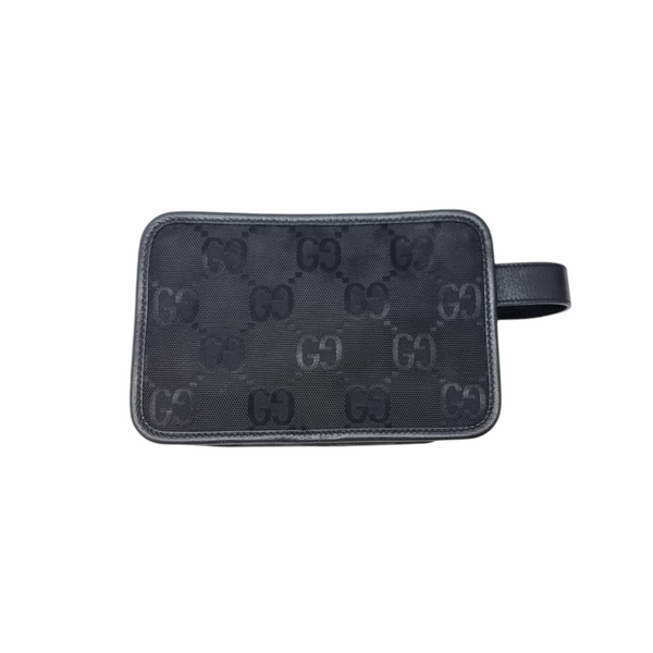 Gucci GG Off The Grid Nylon Clutch Shw (Black)