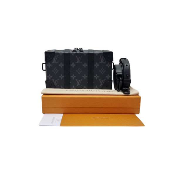 Louis Vuitton Soft Trunk Wallet Monogram Eclipse Black Hw