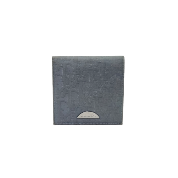 Christian Dior Oblique Bifold Wallet Ghw (Gray)