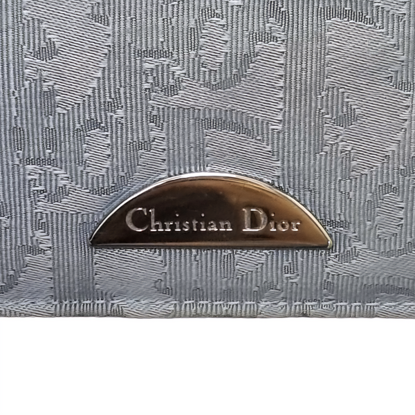 Christian Dior Oblique Bifold Wallet Ghw (Gray)