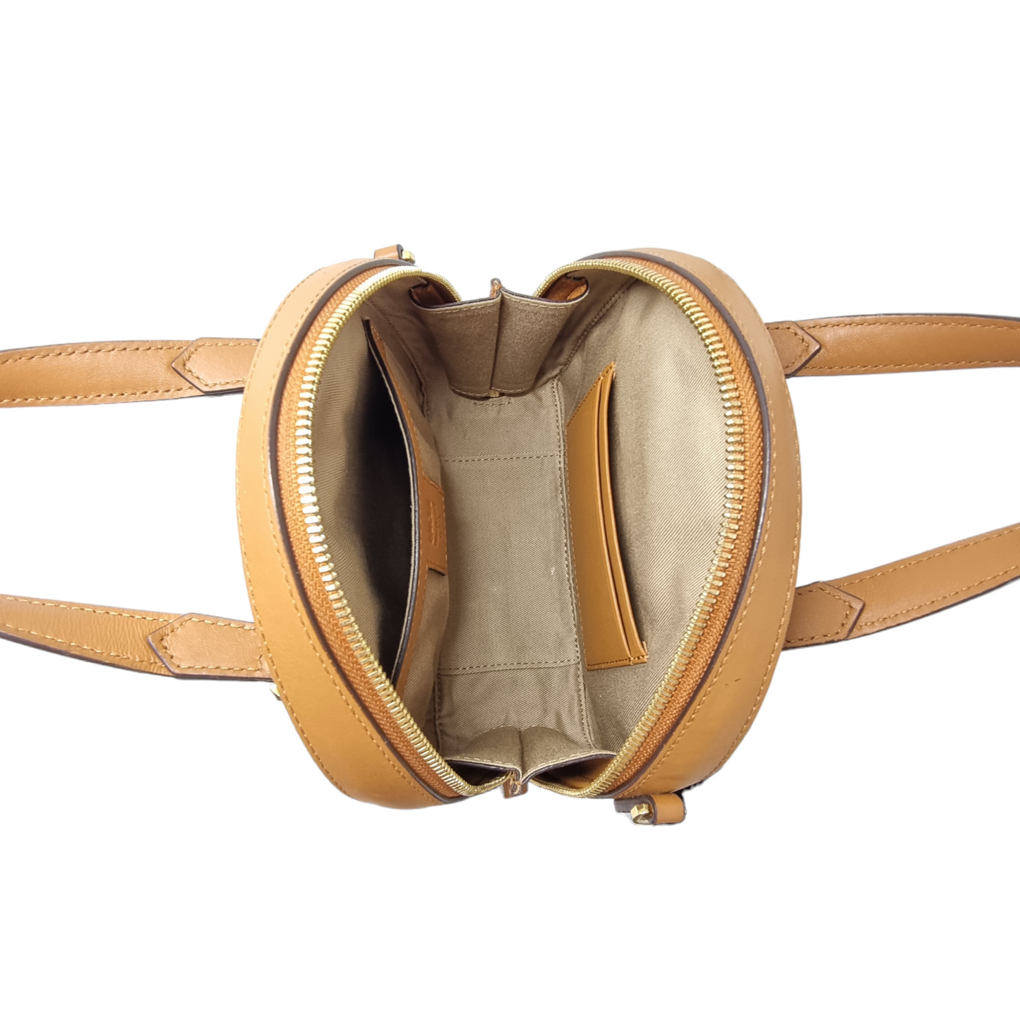 MCM Visetos Year Of The Mouse Mini Leather Tote Ghw (Cognac)