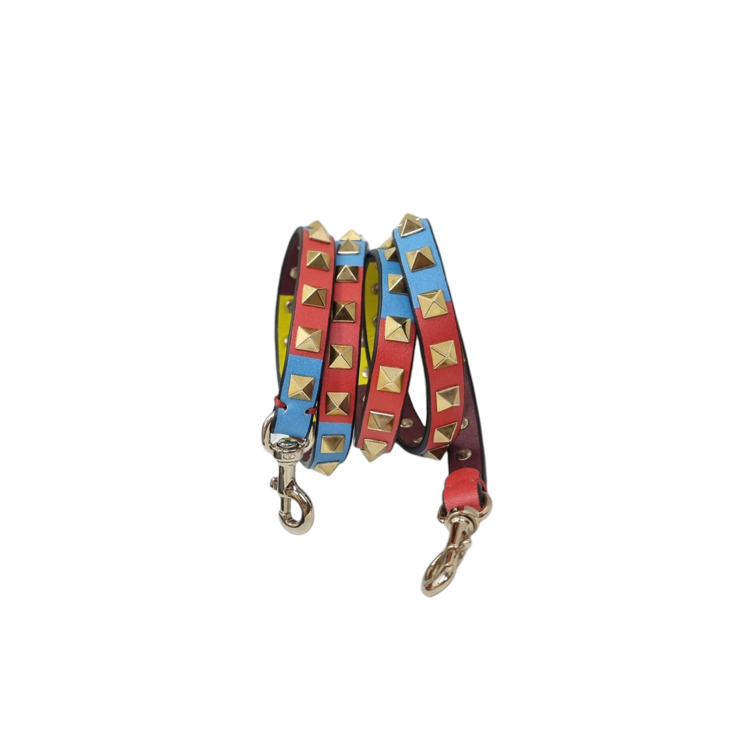 Valentino Garavani Rockstud Rainbow Printed Leather Tote Shw (Rainbow)