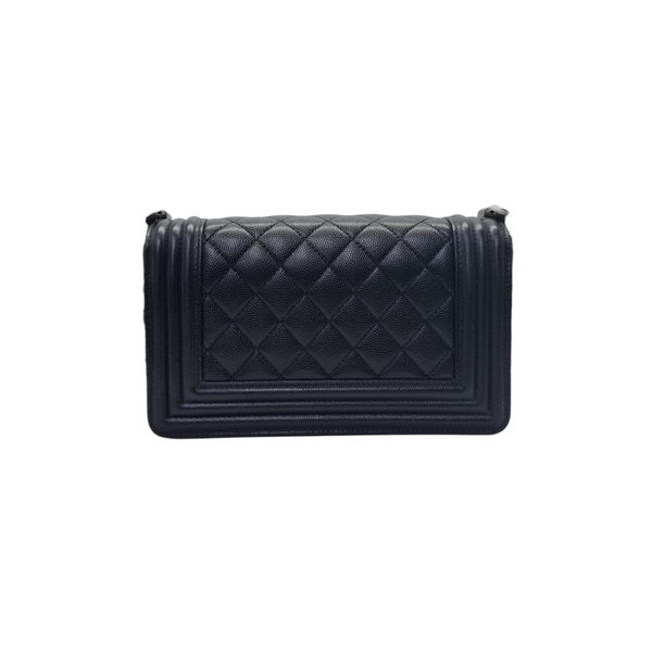 Chanel Boy Small Caviar Shw (Black)