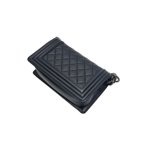 Chanel Boy Small Caviar Shw (Black)