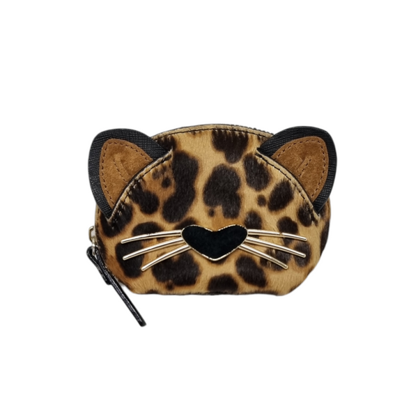 Kate Spade Run Wild Leopard Prt Mini Janine Crossbody + Dumpling Coin Purse Ghw (Blk/Brown)