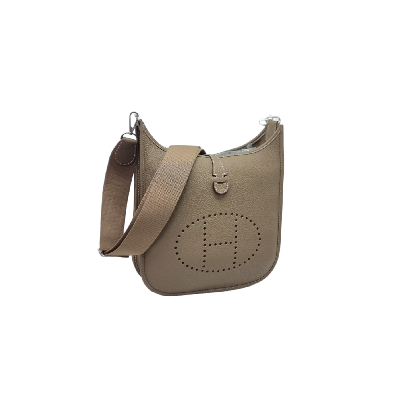 Hermes Evelyne 111 29 Taurillon Clemence Etoupe Palladium Plated