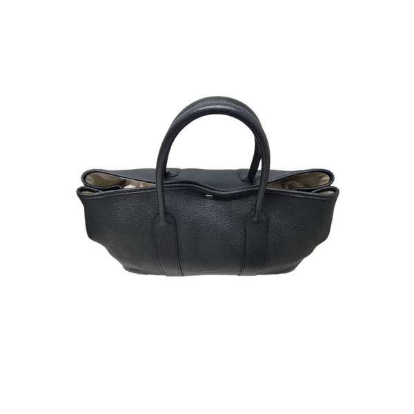 Hermes Garden Party 36 Negonda Pebbled Leather Phw (Black)