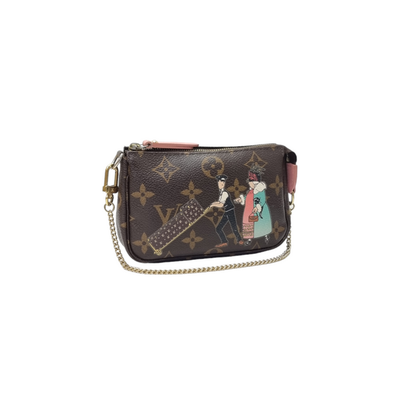 Louis Vuitton Mini Pochette Illustre Monogram Ghw