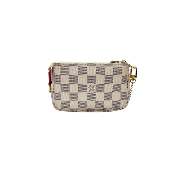 Louis Vuitton Mini Pochette Christmas Animation Damier Azur Ghw