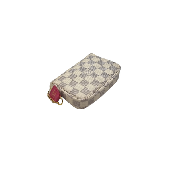 Louis Vuitton Mini Pochette Christmas Animation Damier Azur Ghw