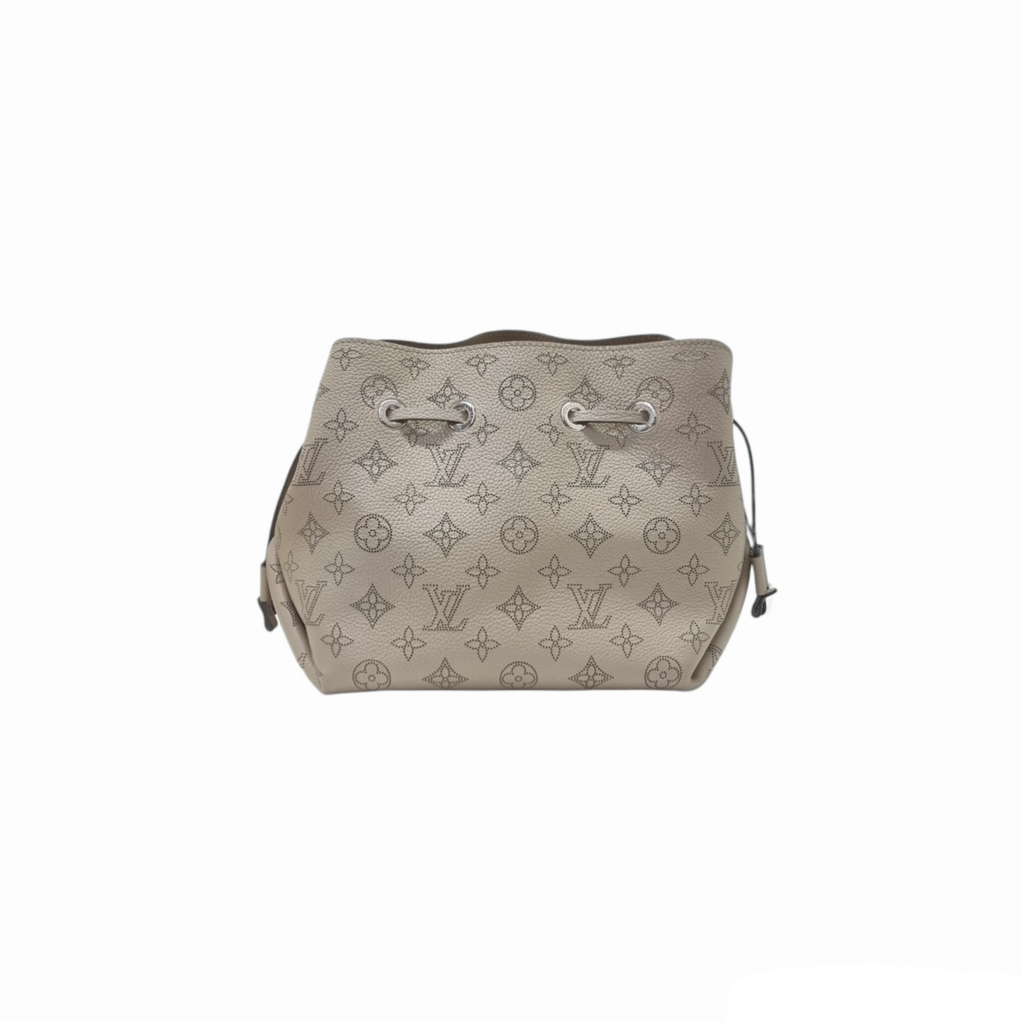 Louis Vuitton Bella Mahina Perforated Calf Leather Shw (Galet Gray)