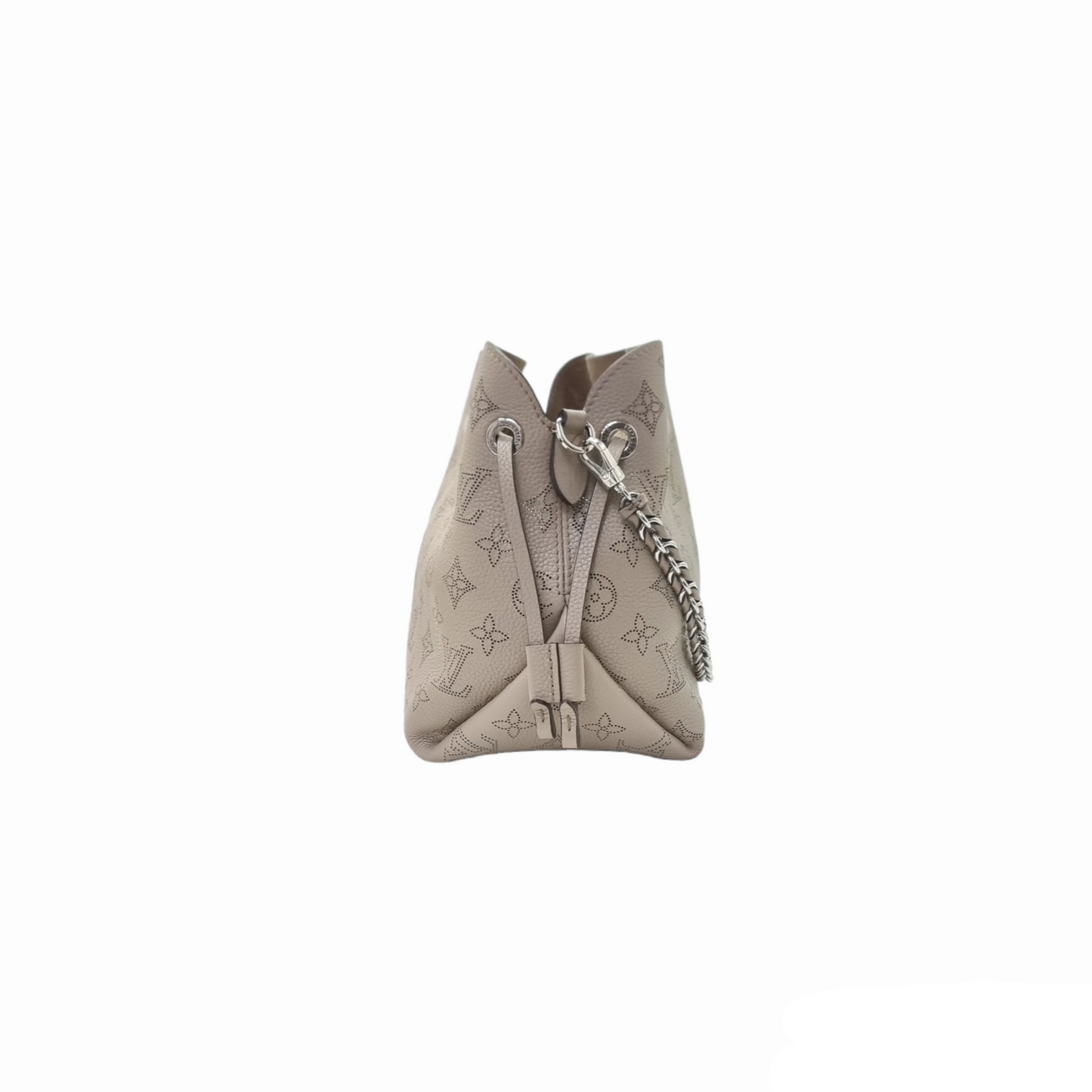 Louis Vuitton Bella Mahina Perforated Calf Leather Shw (Galet Gray)
