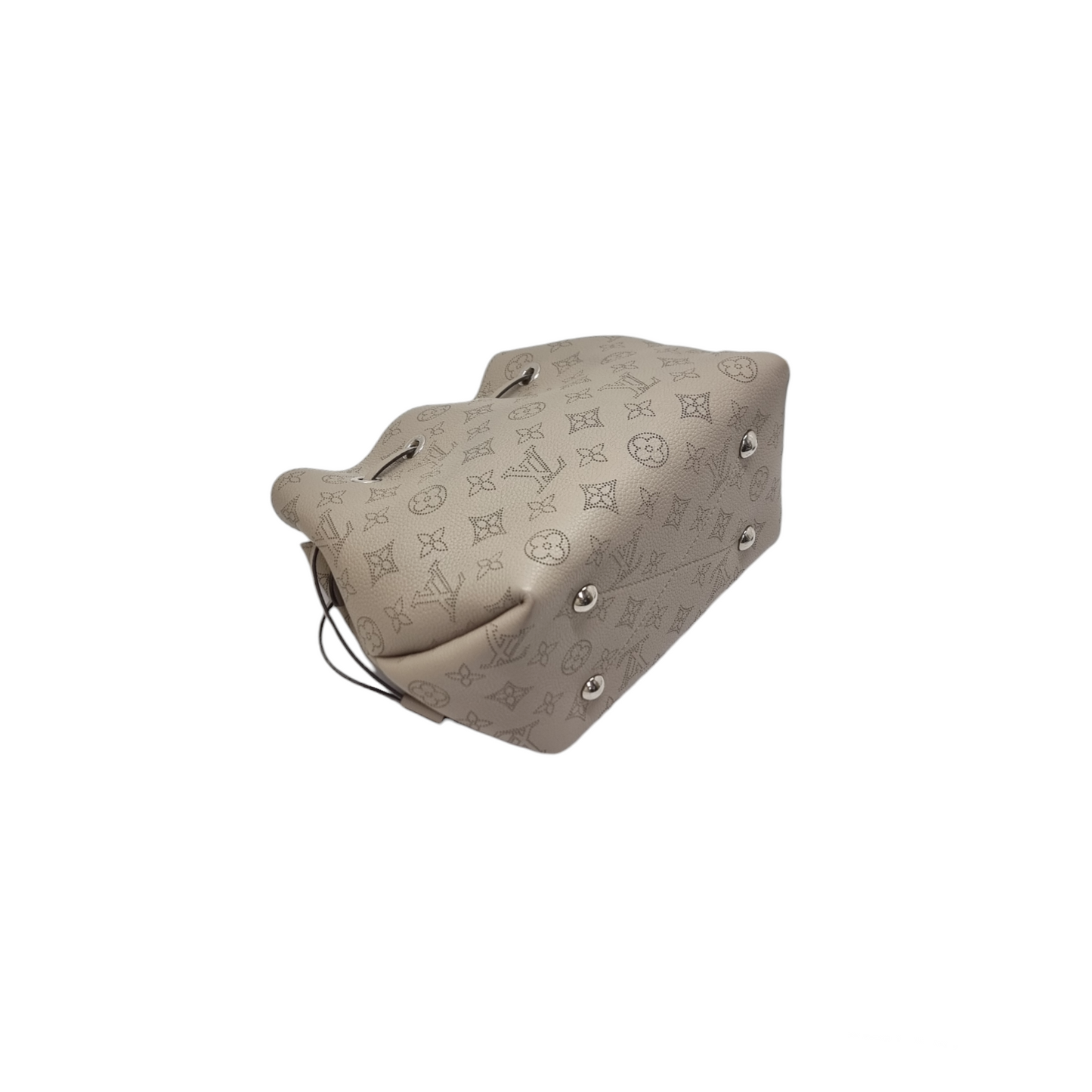 Louis Vuitton Bella Mahina Perforated Calf Leather Shw (Galet Gray)