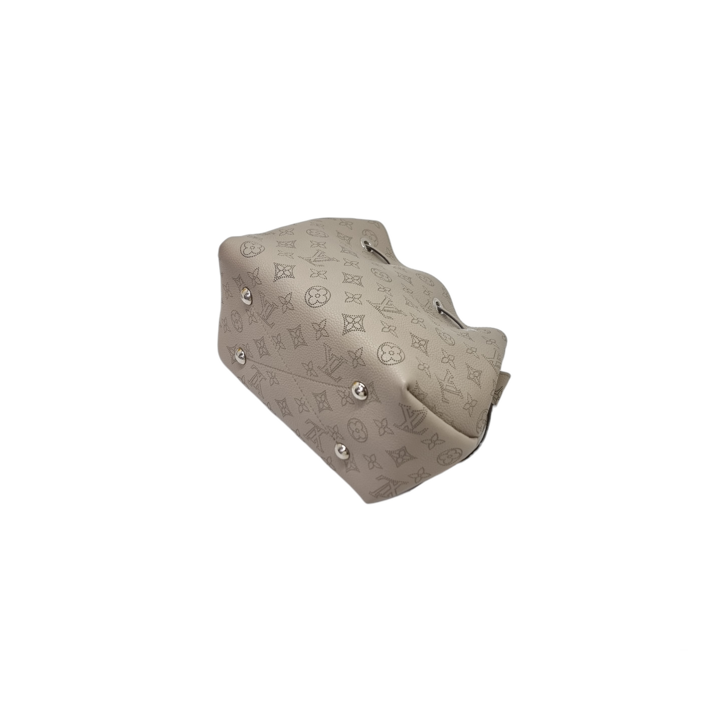 Louis Vuitton Bella Mahina Perforated Calf Leather Shw (Galet Gray)