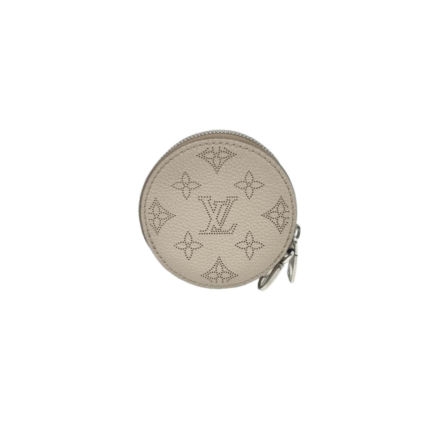 Louis Vuitton Bella Mahina Perforated Calf Leather Shw (Galet Gray)