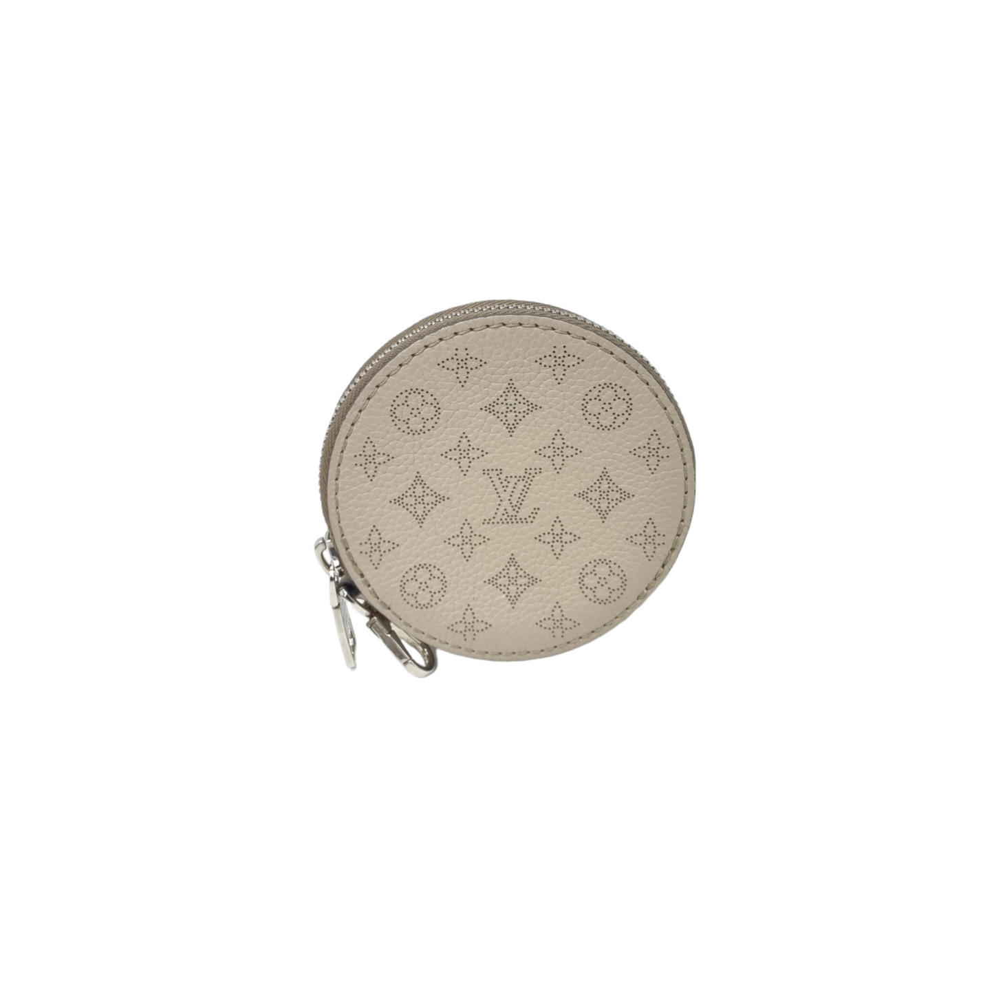 Louis Vuitton Bella Mahina Perforated Calf Leather Shw (Galet Gray)