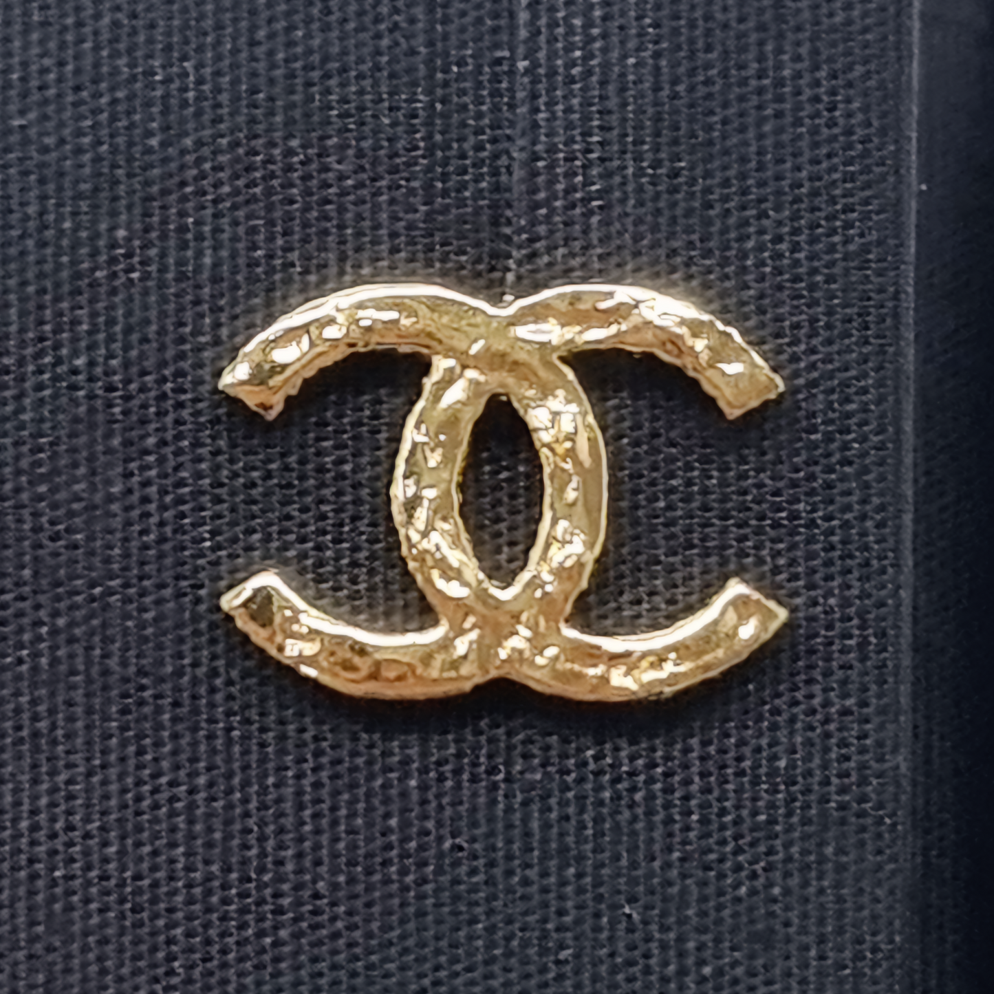 Chanel Earrings Strass Stud CC Logo Ghw