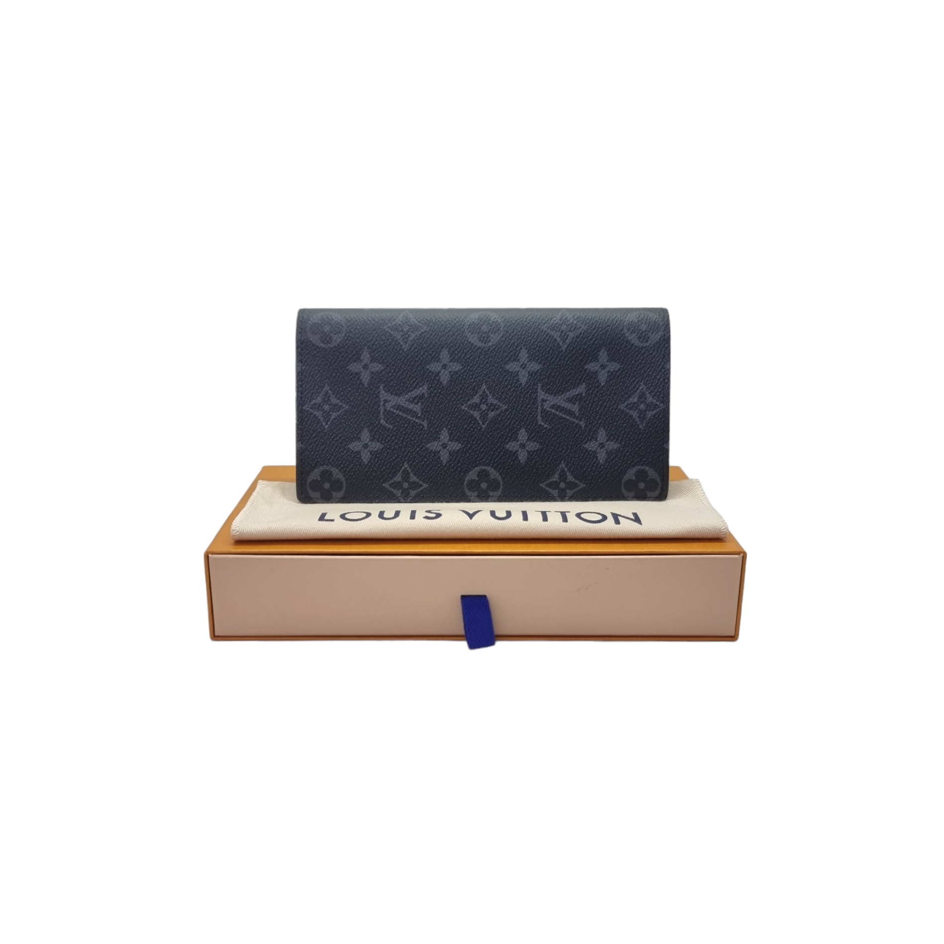 Louis Vuitton Brazza Wallet Monogram Eclipse Shw