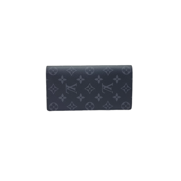 Louis Vuitton Brazza Wallet Monogram Eclipse Shw