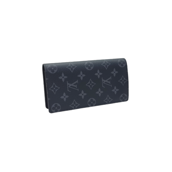 Louis Vuitton Brazza Wallet Monogram Eclipse Shw