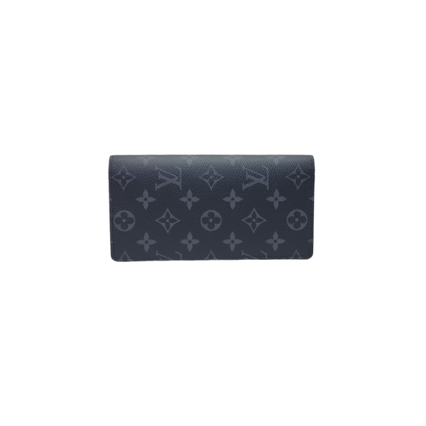 Louis Vuitton Brazza Wallet Monogram Eclipse Shw