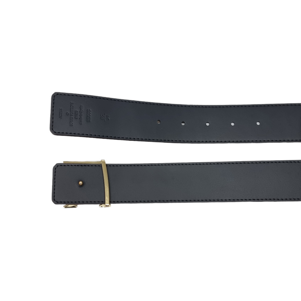 Louis Vuitton Belt Initiales Reversible Monogram Black Ghw